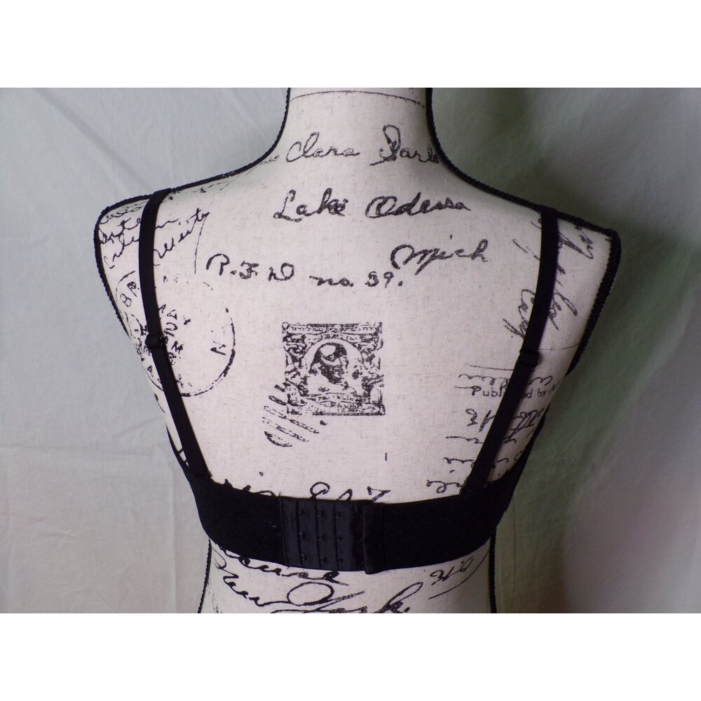 🆕 CHANTELLE Norah Strapless Convertible Underwire Bra 34DD Black #13F5 - Picture 10 of 12
